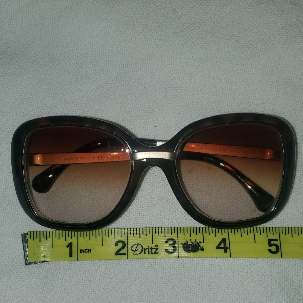 CHANEL Black and Brown Sunglasses - Picture 7 of 7